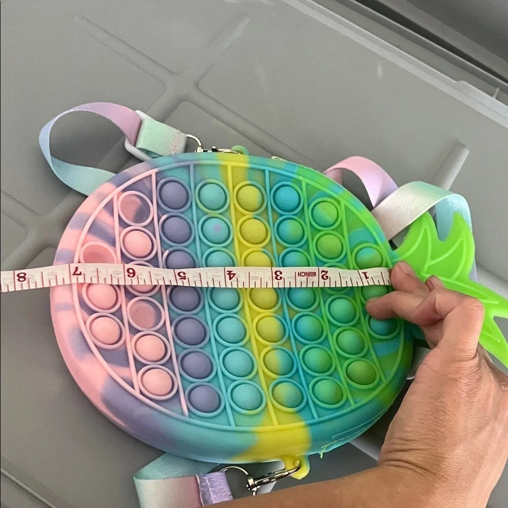 Colorful Pineapple Pop It Crossbody Bag